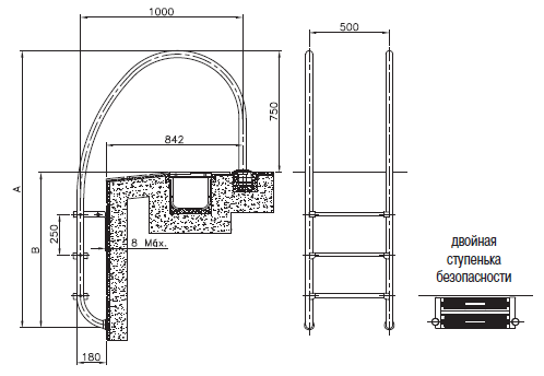      Overflow pool 2 ,  ,   , AISI 316 . 32653