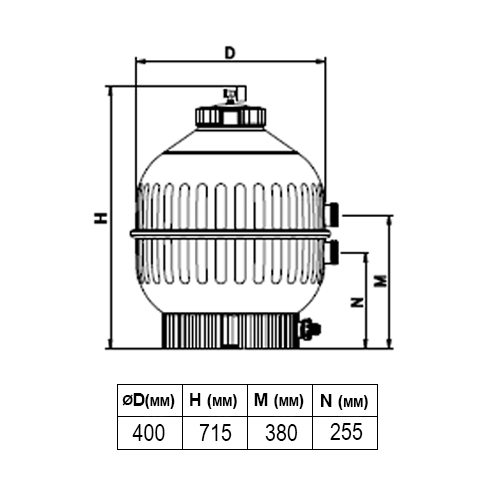   CANTABRIC Ø 400 , 6 3/,   