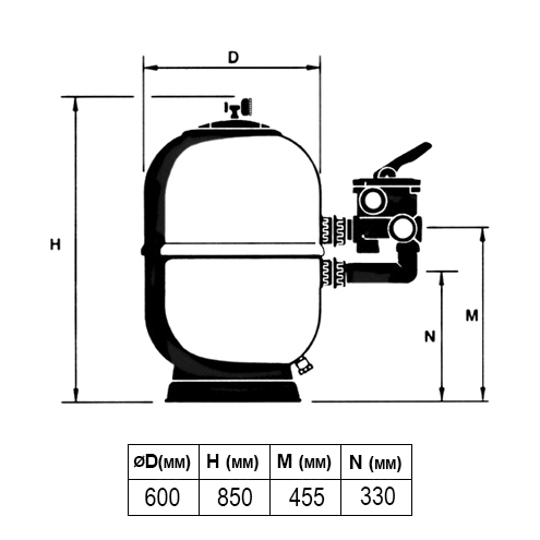  ASTER Ø 600 , 14 3/,   ,  0,6  . 00499