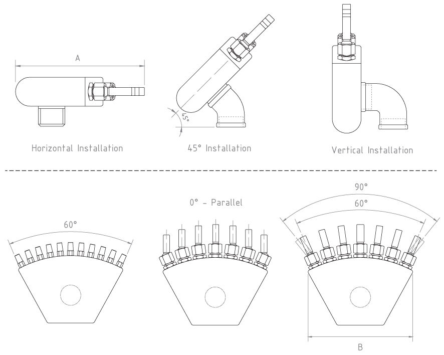    Phoenix tail nozzle DN 40 mm  7.5-19.5 3/ . BSZ2172